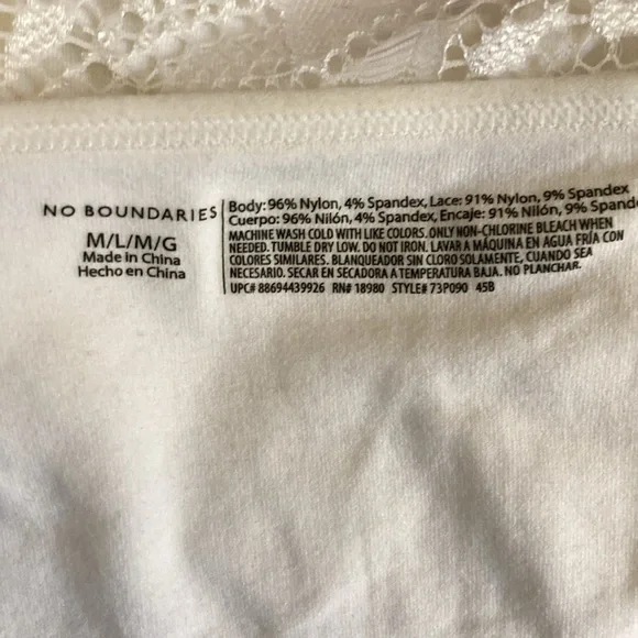 No Boundaries Bralette M/L - Picture 4 of 4